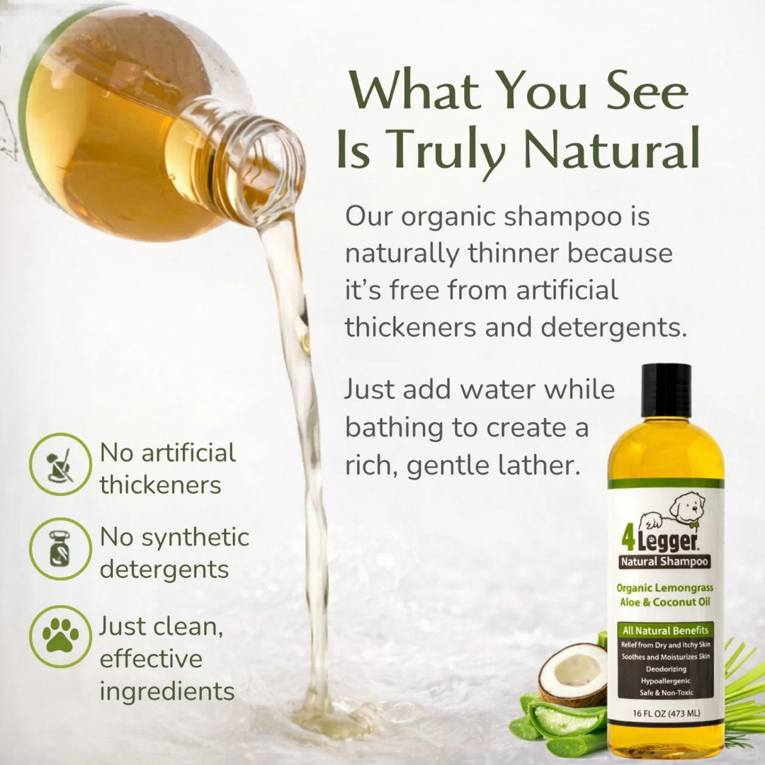4-Legger Organic Aloe Shampoo | Gentle Care for Sensitive Skin