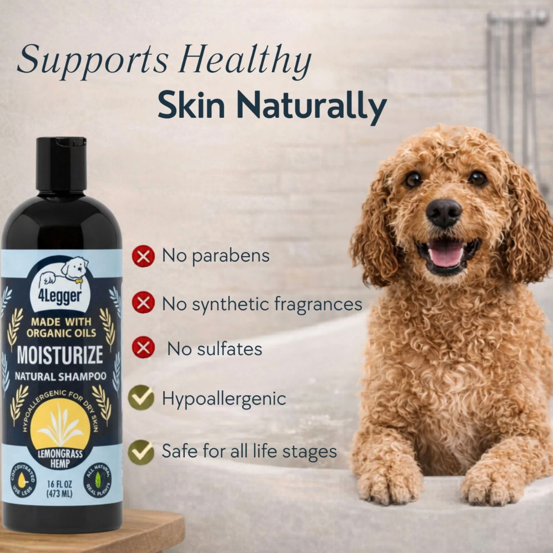 4-Legger Organic Hemp Shampoo | Dry + Sensitive Skin