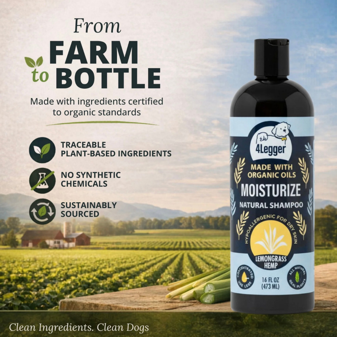 4-Legger Organic Hemp Shampoo | Dry + Sensitive Skin