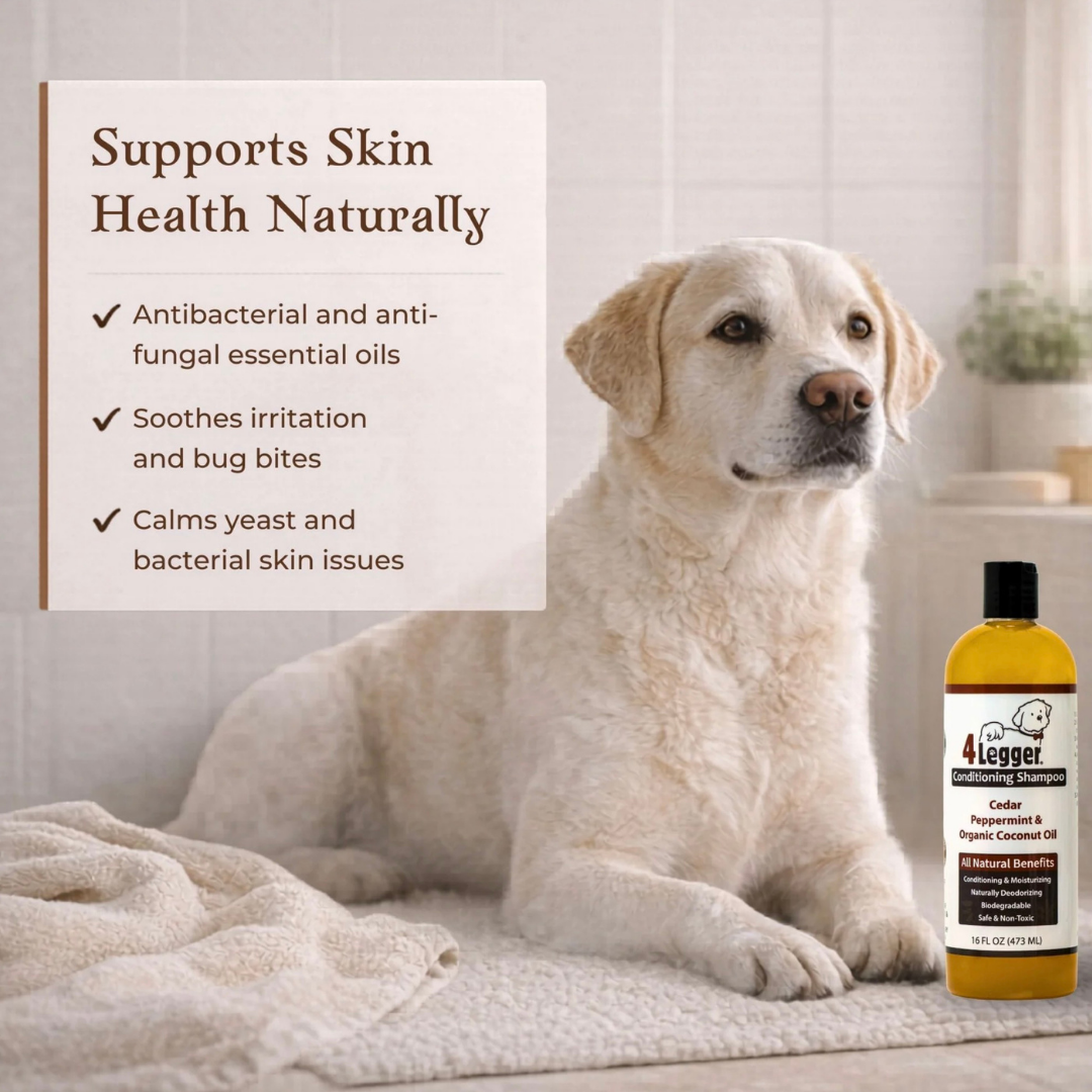 4-Legger Organic Conditioning Shampoo | Cedar + Peppermint + Eucalyptus