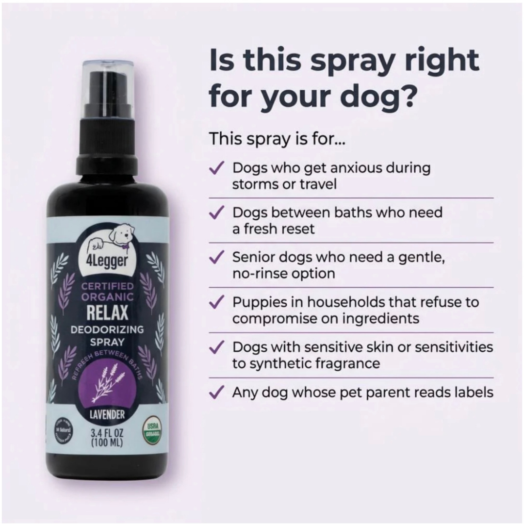 4-Legger Organic Deodorizing Spray | Relax