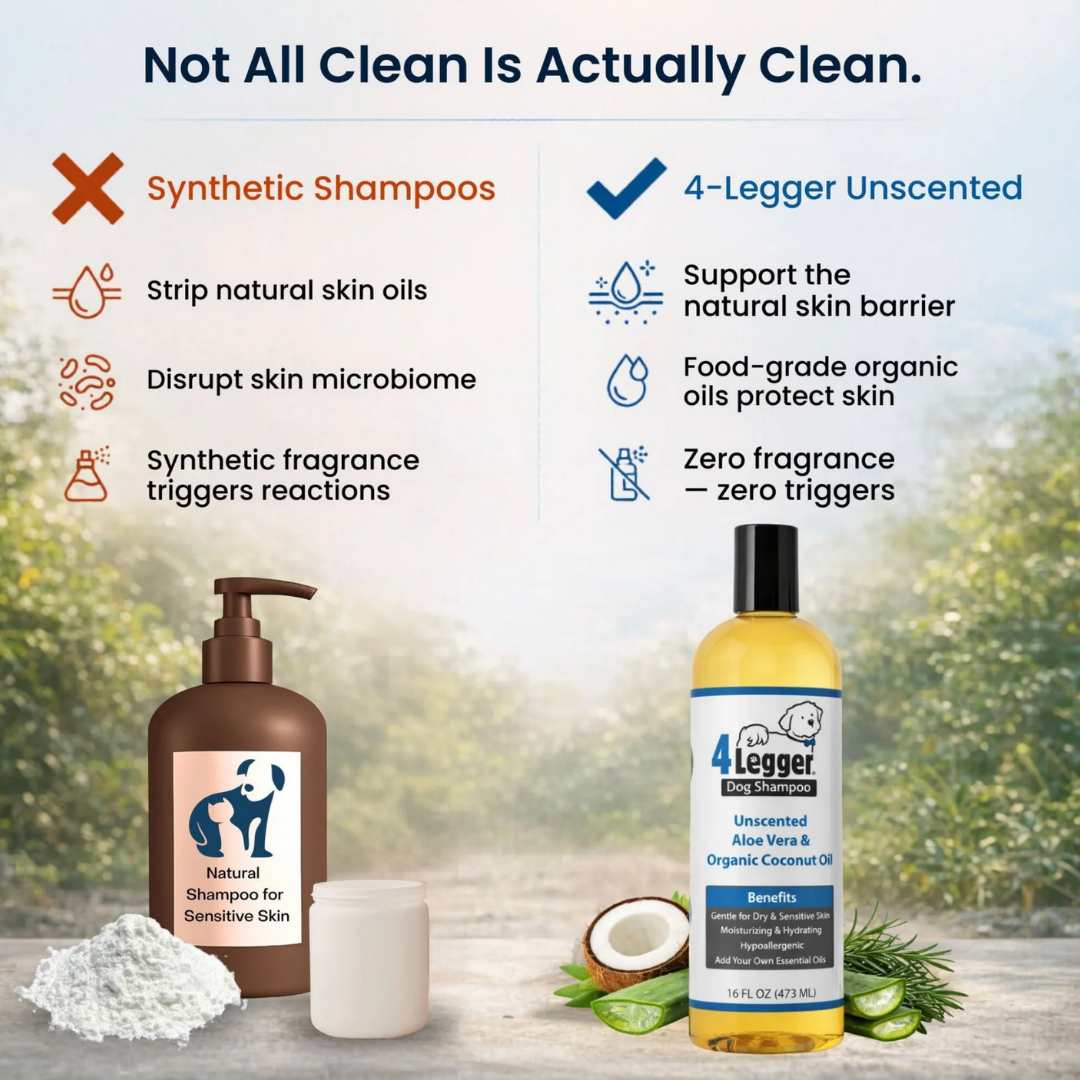 4-Legger Organic Hypoallergenic Shampoo | Unscented