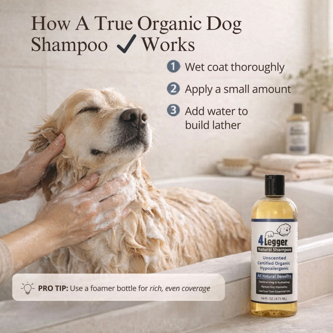 4-Legger Organic Hypoallergenic Shampoo | Unscented