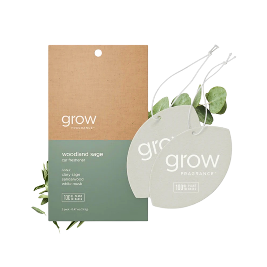 Grow Natural Car Fresheners | Woodland Sage