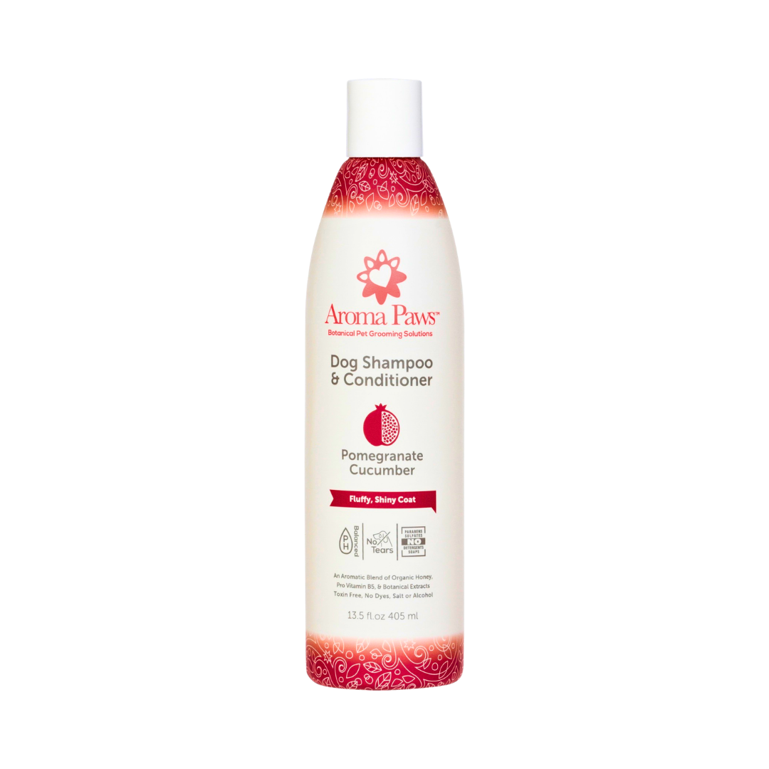 Aroma Paws Pomegranate Cucumber Shampoo | Fluffy + Shiny Coat