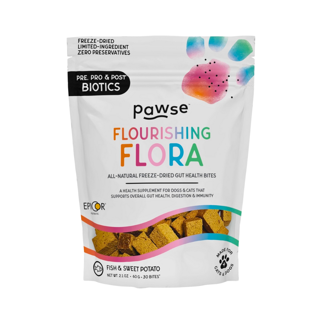 Pawse Flourishing Flora | Freeze-Dried Gut Health Treats