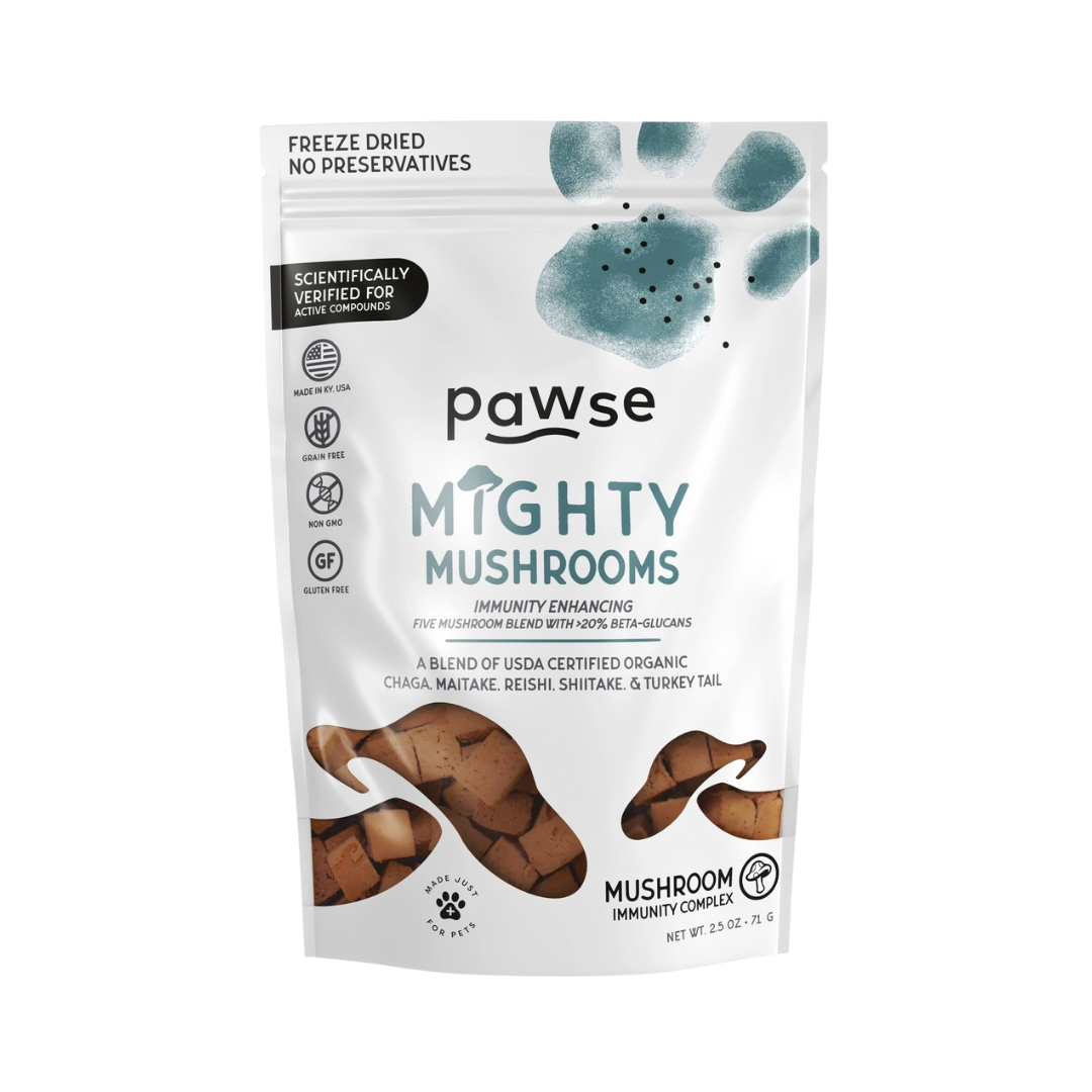 Pawse Mighty Mushrooms | Freeze-Dried Medicinal Mushroom Treats