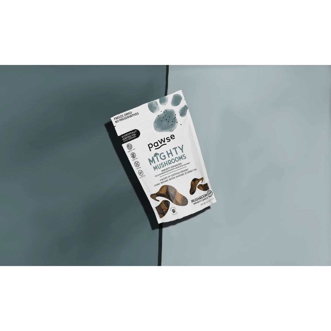 Pawse Mighty Mushrooms | Freeze-Dried Medicinal Mushroom Treats