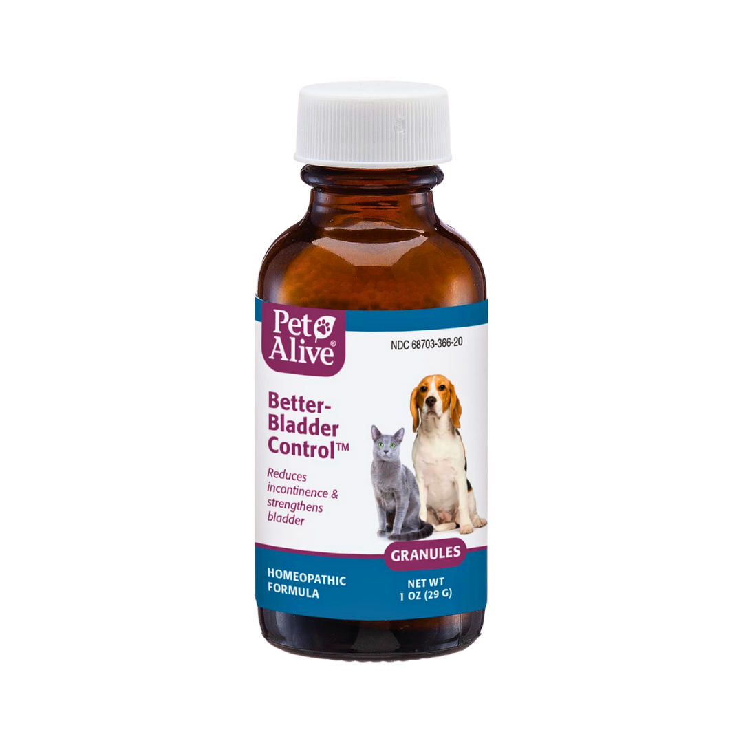 Pet Alive Better Bladder Control | Homeopathic Incontinence Support