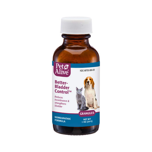 Pet Alive Better Bladder Control | Homeopathic Incontinence Support