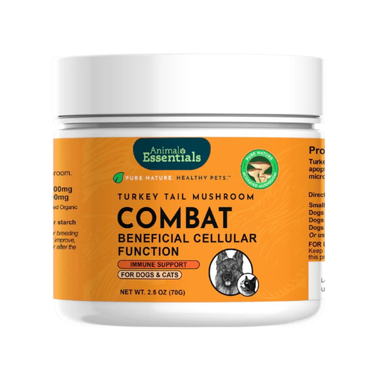 Animal Essentials Combat Organic Turkey Tail Mushrooms | Immune + Gut Support
