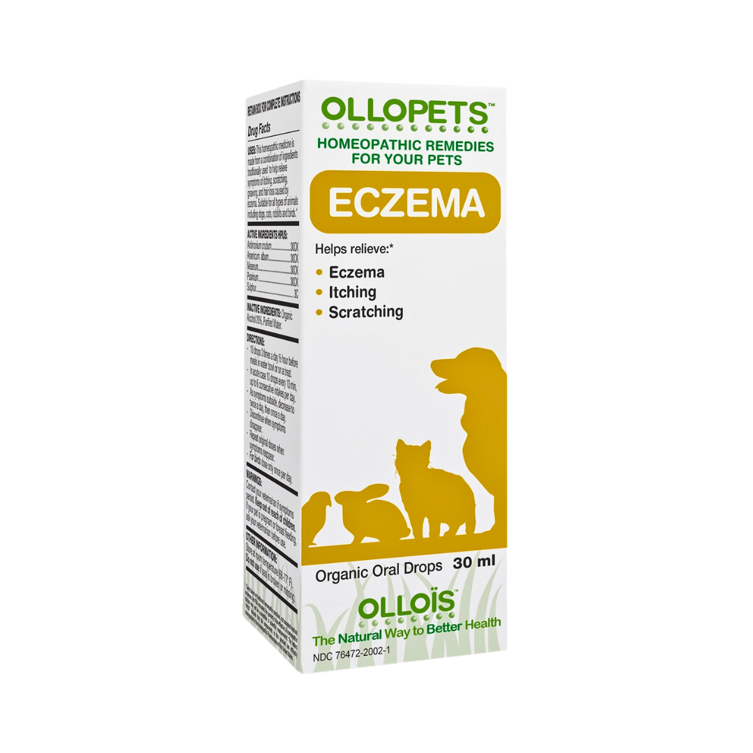 Ollopets Eczema | Homeopathic Itch Relief + Skin Support