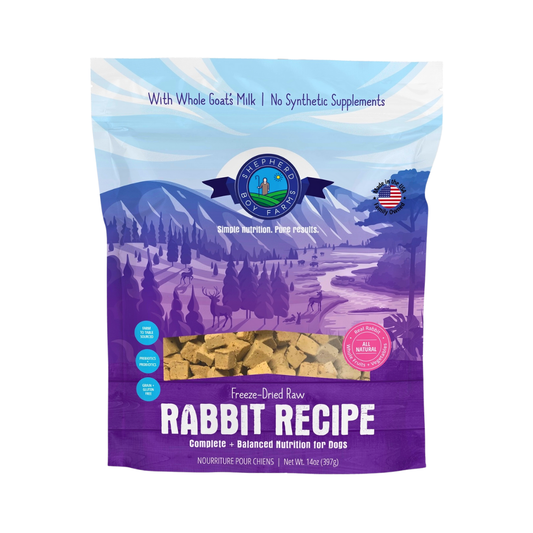 Shepherd Boy Farms Freeze-Dried Raw | Rabbit