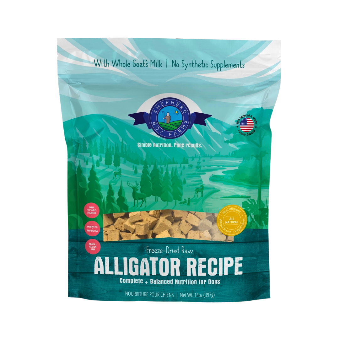 Shepherd Boy Farms Freeze-Dried Raw | Alligator