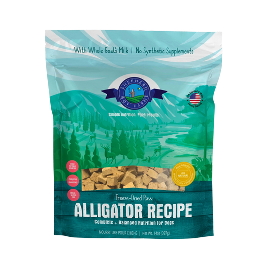 Shepherd Boy Farms Freeze-Dried Raw | Alligator