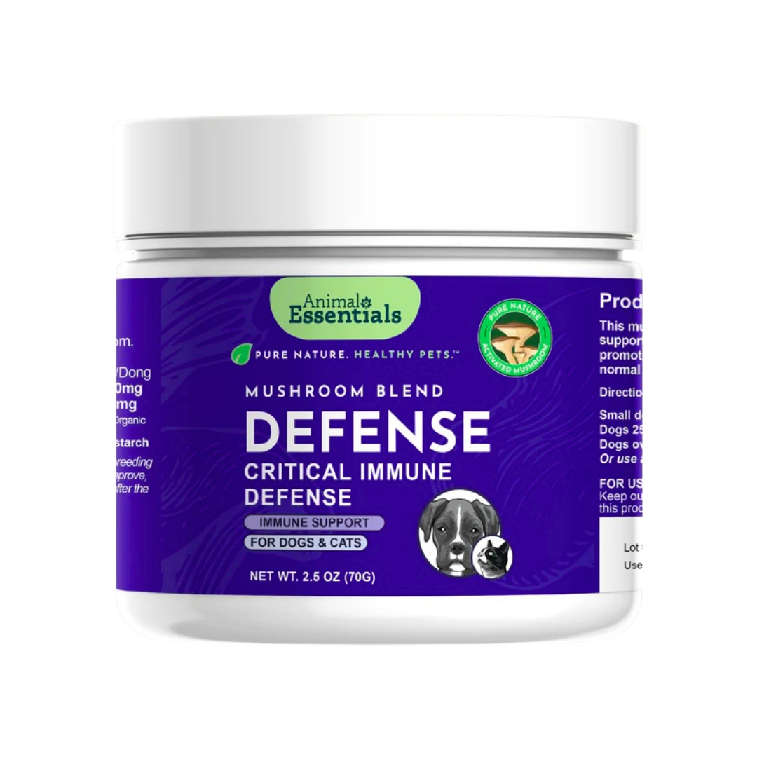 Animal Essentials Defense Organic Mushroom Blend | Immune + Cellular Support