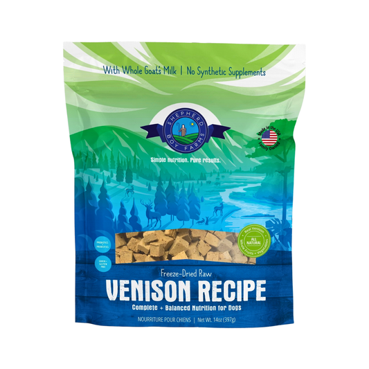 Shepherd Boy Farms Freeze-Dried Raw | Venison