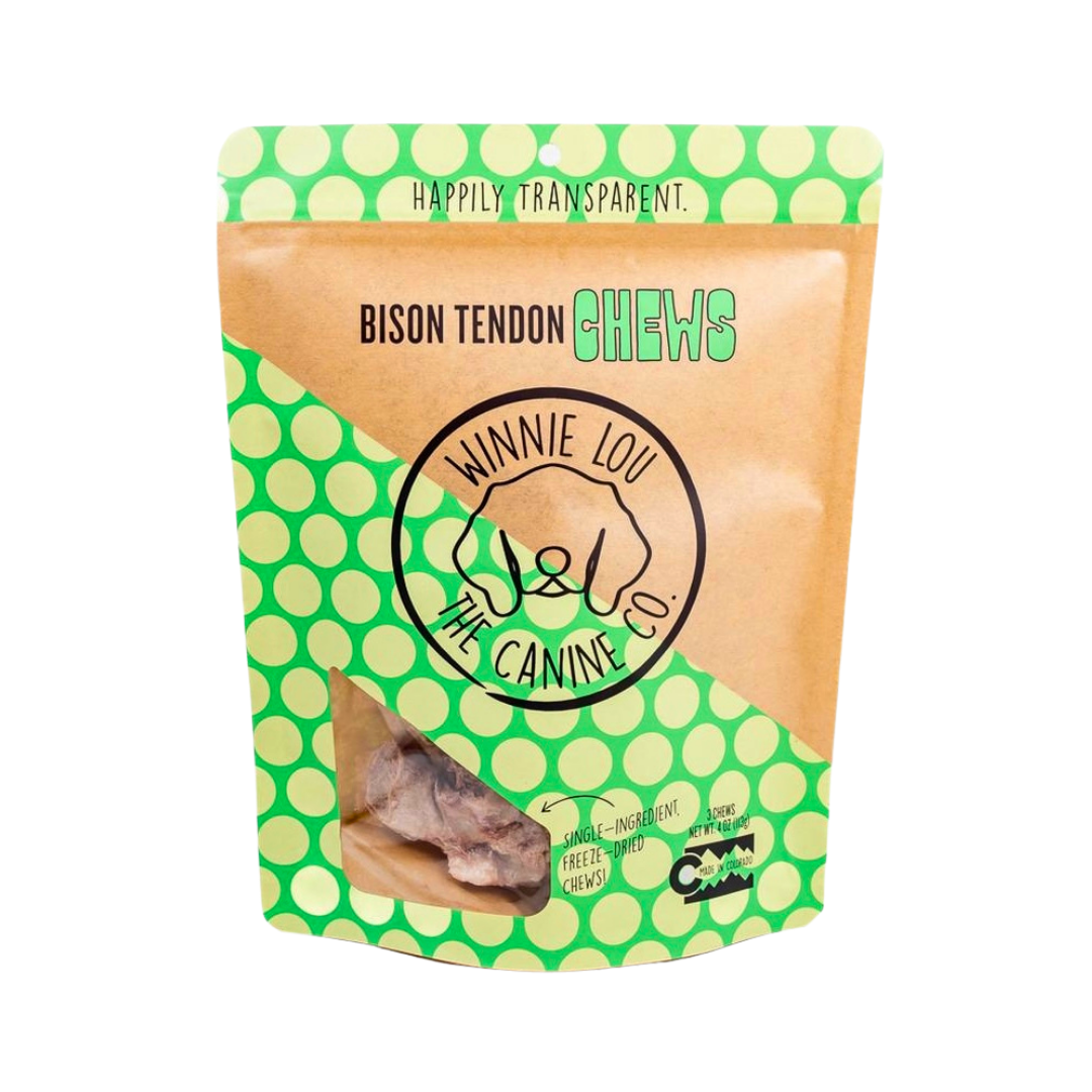 Winnie Lou Bison Tendon Chews | Natural Chew for Joint & Dental Health