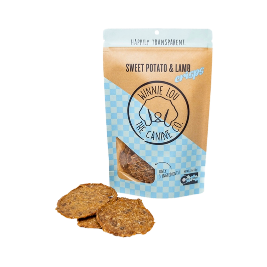 Winnie Lou Lamb + Sweet Potato Crisps