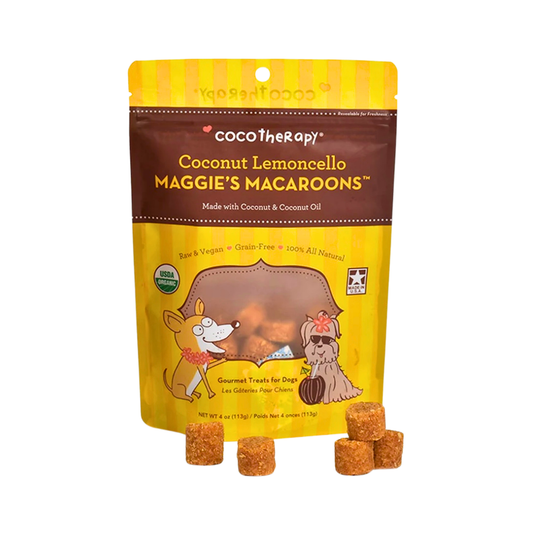 CocoTherapy Organic Maggie's Macaroons | Lemoncello