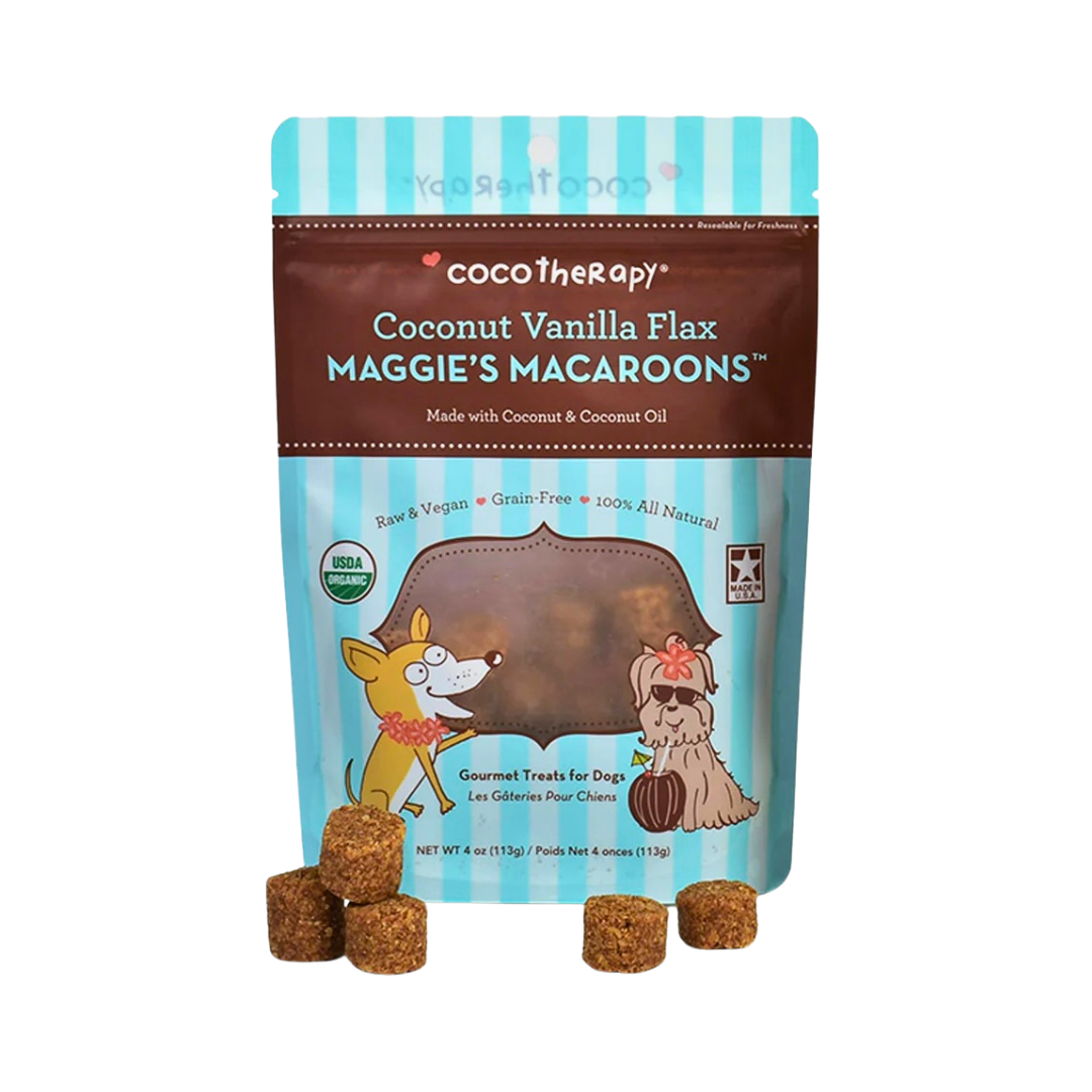 CocoTherapy Organic Maggie's Macaroons | Vanilla Flax