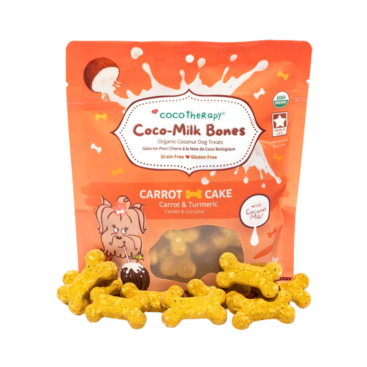 CocoTherapy Organic Coco-Milk Bones | Carrot Cake