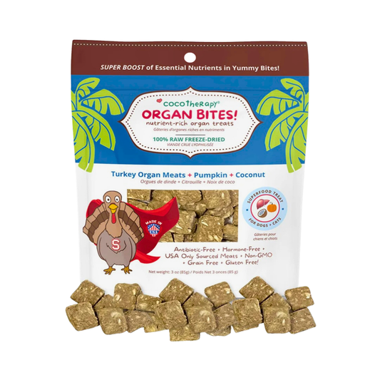 Cocotherapy Organ Treats | Turkey + Pumpkin