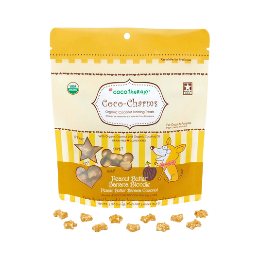 CocoTherapy Organic Coco-Charms | Peanut Butter Banana Blondie