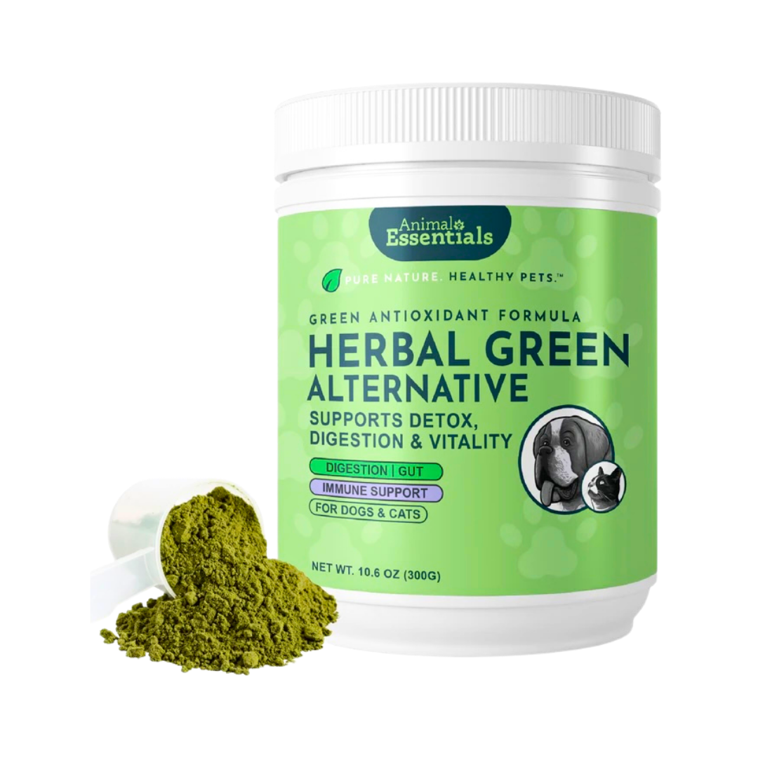 Animal Essentials Herbal Green Alternative | Natural Detox + Parasite Prevention