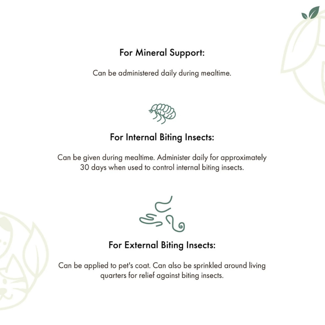 Wholistic Pet Organics Diatomaceous Earth | Natural Parasite Control