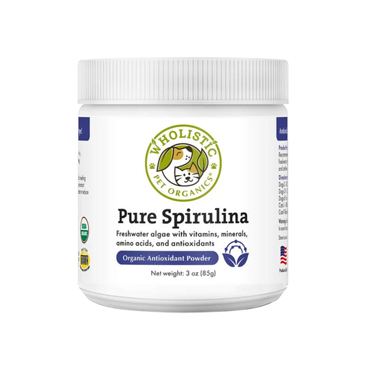 Wholistic Pet Organics Pure Spirulina | Organic Antioxidant + Immune Superfood