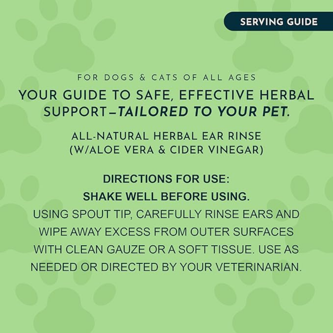 Animal Essentials Herbal Ear Rinse | Herbal Ear Cleaner