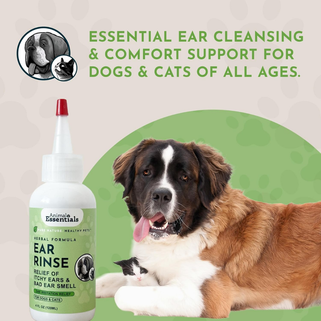 Animal Essentials Herbal Ear Rinse | Herbal Ear Cleaner
