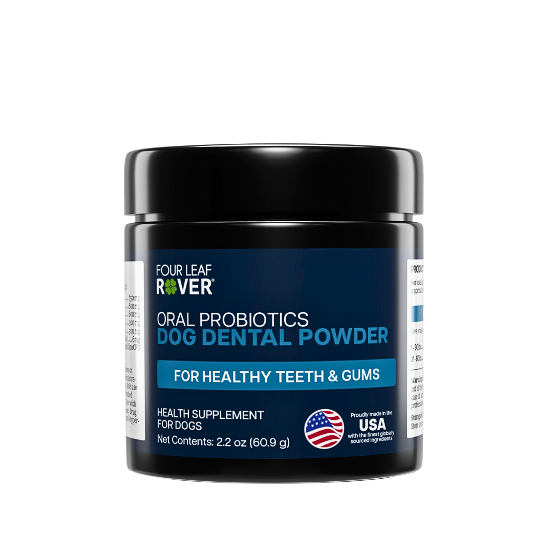 Four Leaf Rover Dog Dental Powder | Plaque, Tartar + Breath Support