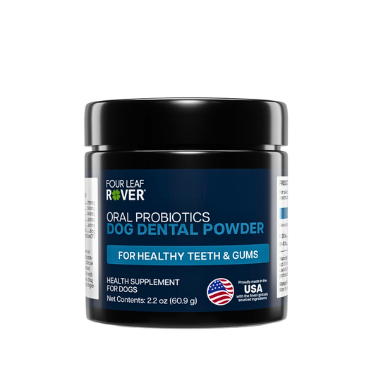 Four Leaf Rover Dog Dental Powder | Plaque, Tartar + Breath Support