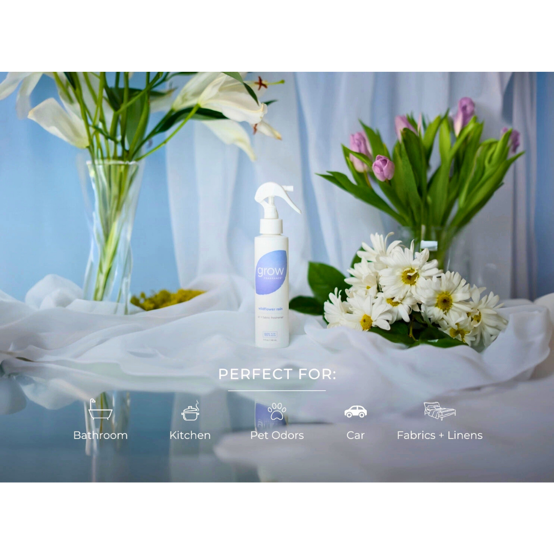 Grow Natural Air Freshener | Wildflower Rain