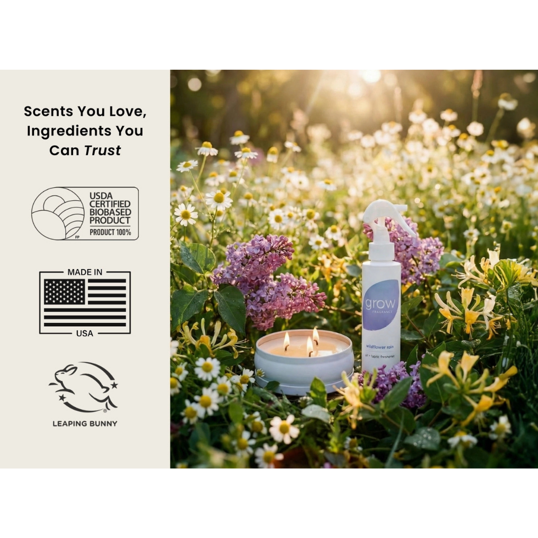 Grow Natural Air Freshener | Wildflower Rain
