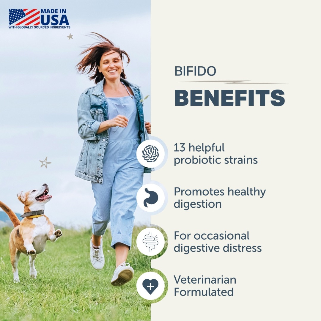 Four Leaf Rover Bifido For Fido | Multi-Strain Probiotic