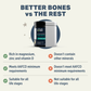 Four Leaf Rover Better Bones | Natural Calcium + Mineral Supplement