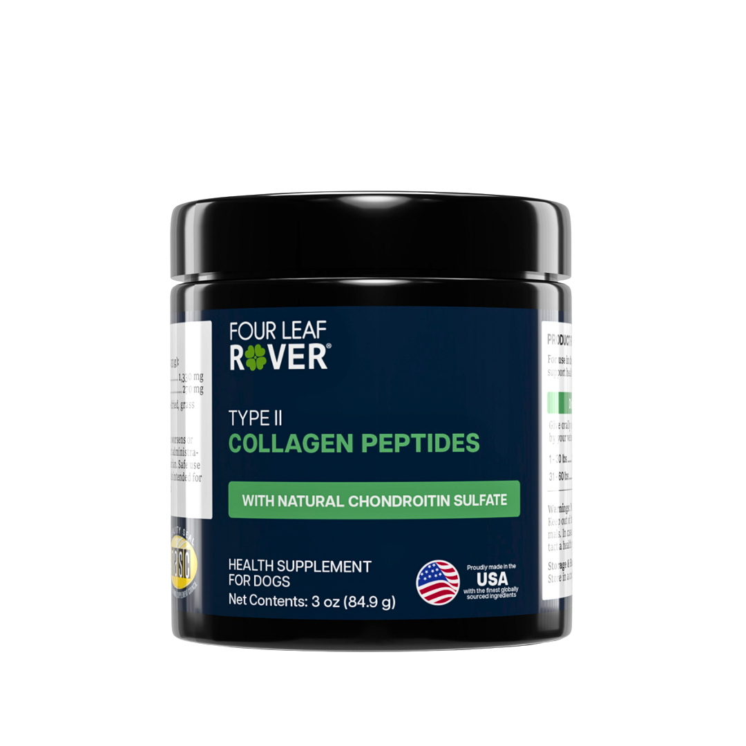 Four Leaf Rover Collagen | Joint + Skin + Gut Support with Type II Collagen
