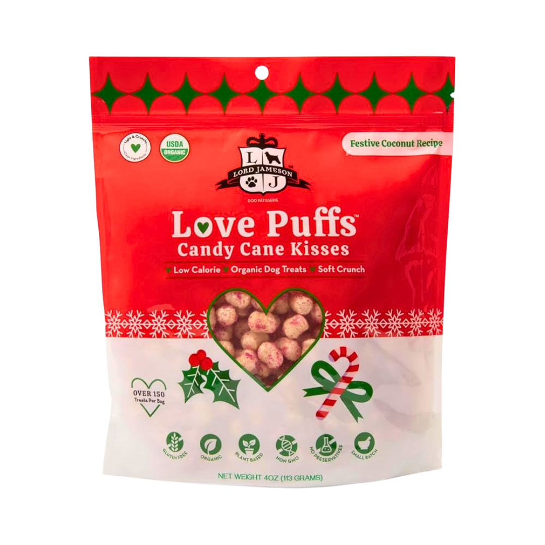 Lord Jameson Organic Love Puffs | Candy Cane Kisses