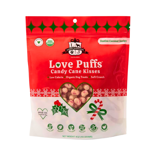 Lord Jameson Organic Love Puffs | Candy Cane Kisses