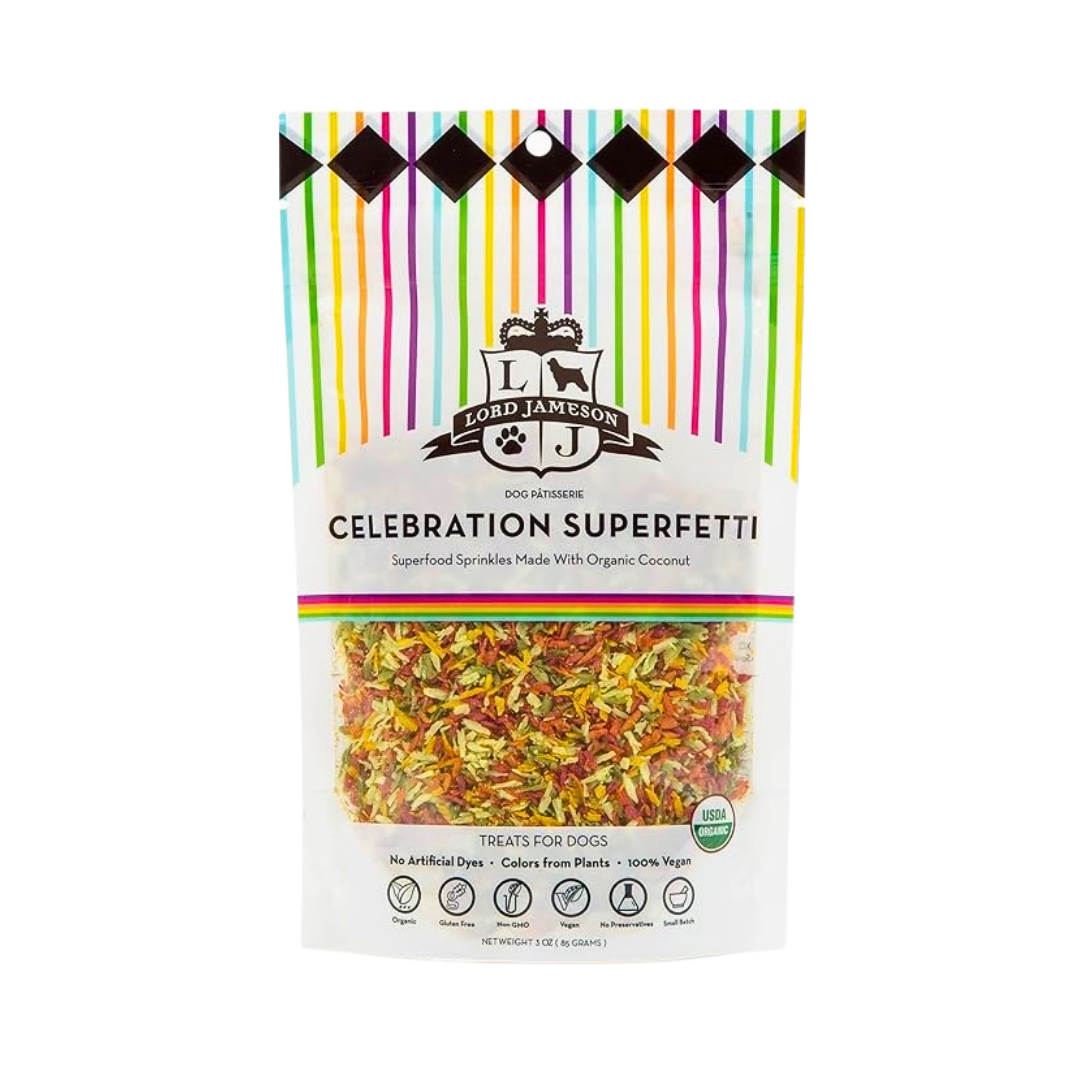 Lord Jameson Celebration SuperFetti Organic Sprinkles – The Organic Dog ...