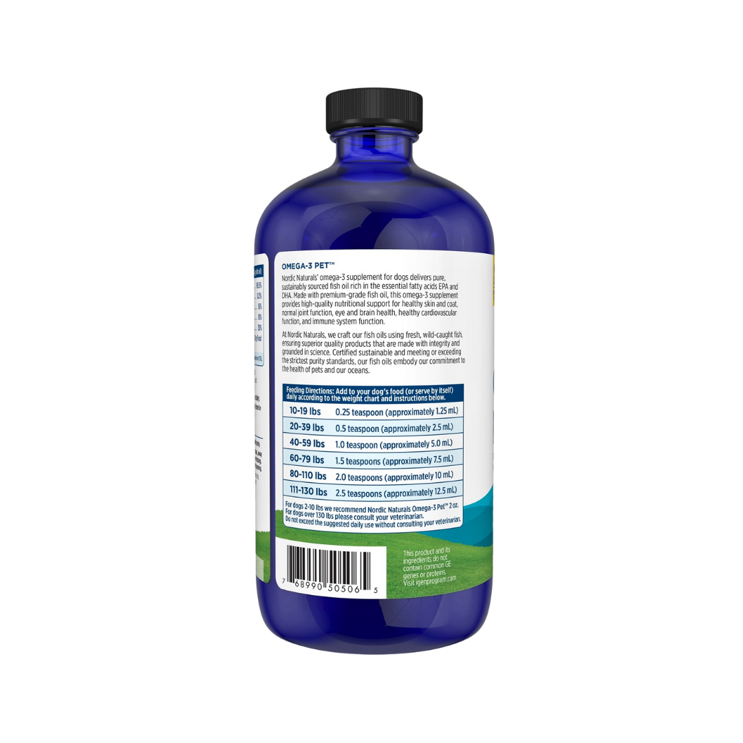 Nordic Naturals Omega-3 Pet | High-Quality + Sustainably Sourced Fish Oil