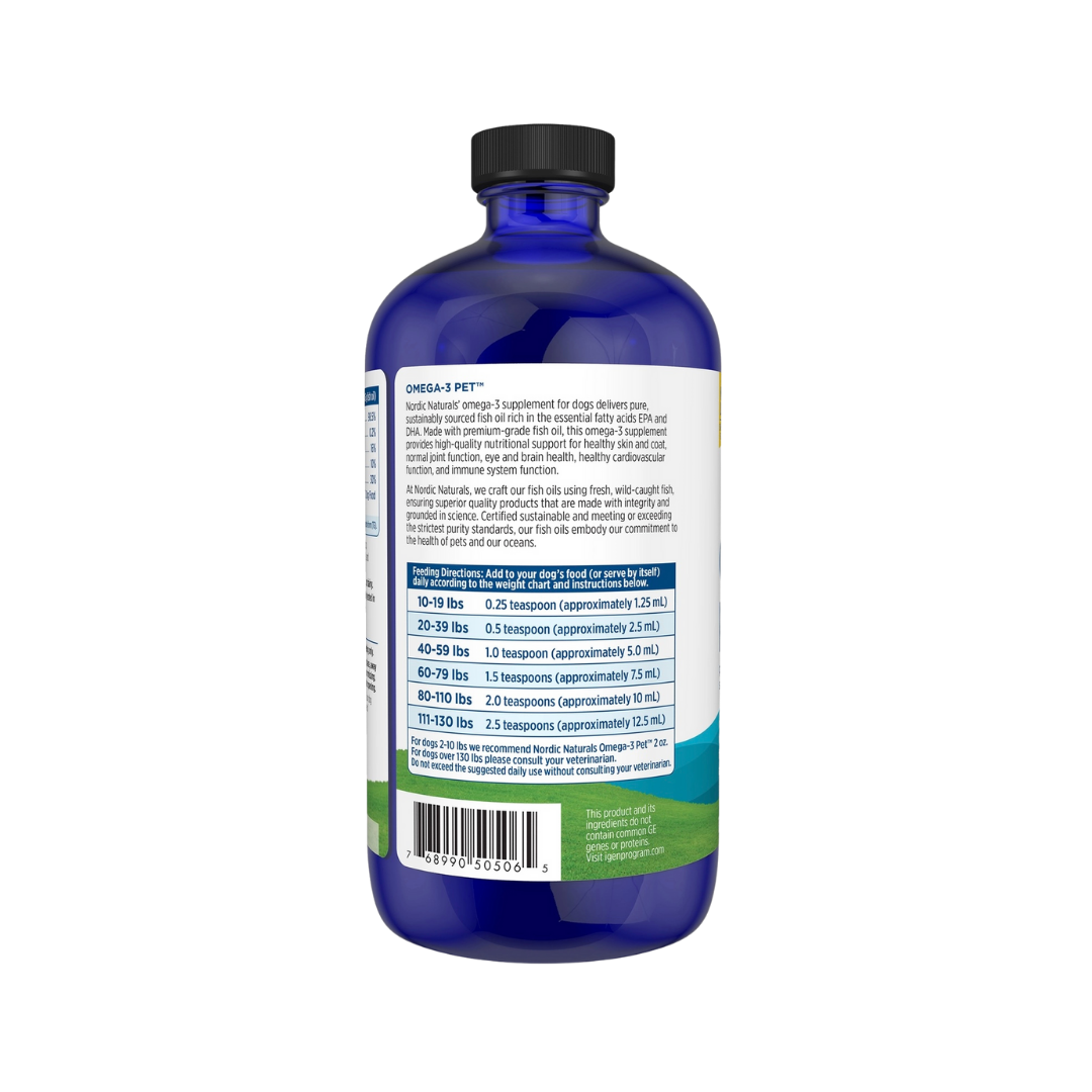 Nordic Naturals Omega-3 Pet | High-Quality + Sustainably Sourced Fish Oil