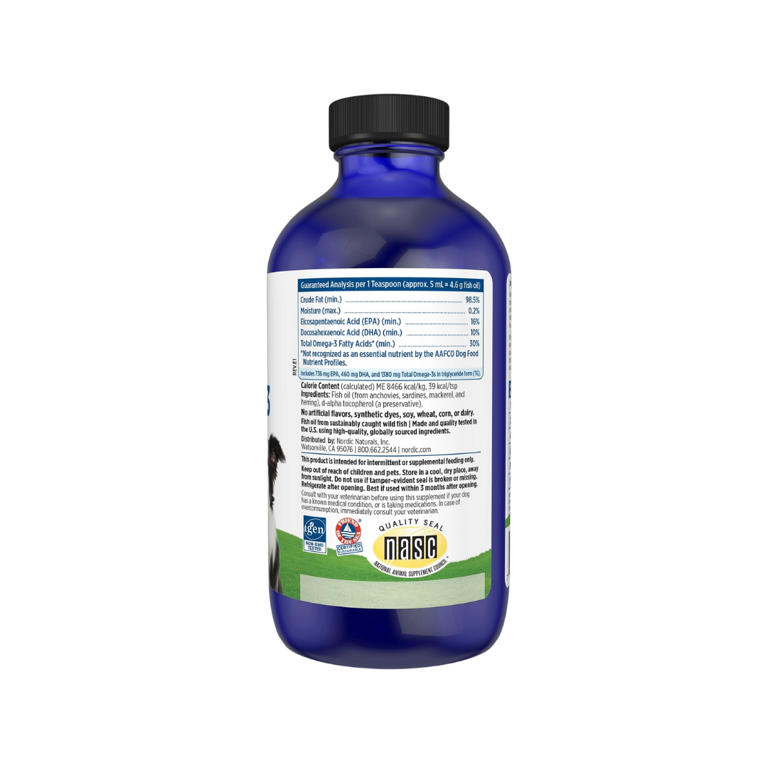 Nordic Naturals Omega-3 Pet | High-Quality + Sustainably Sourced Fish Oil