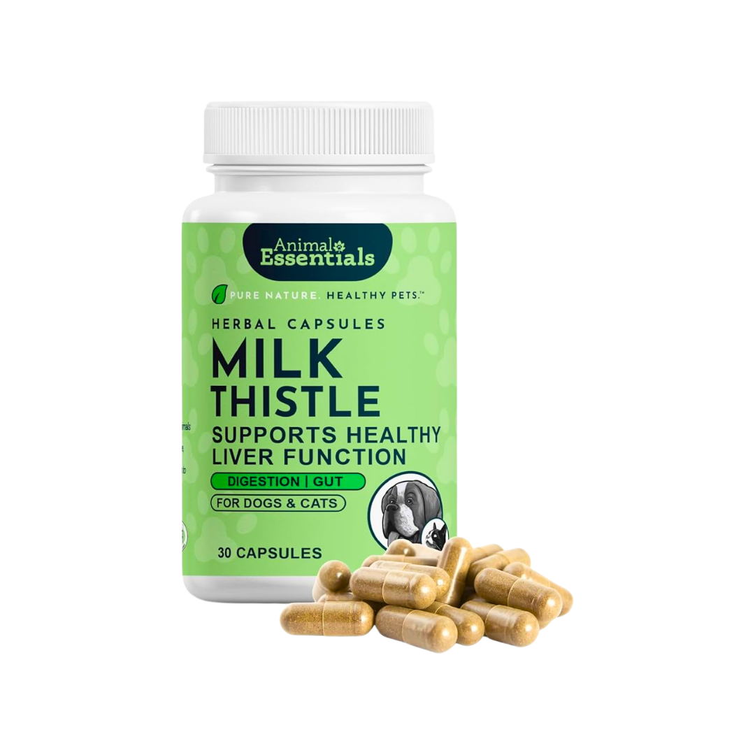 Animal Essentials Organic Milk Thistle Capsules