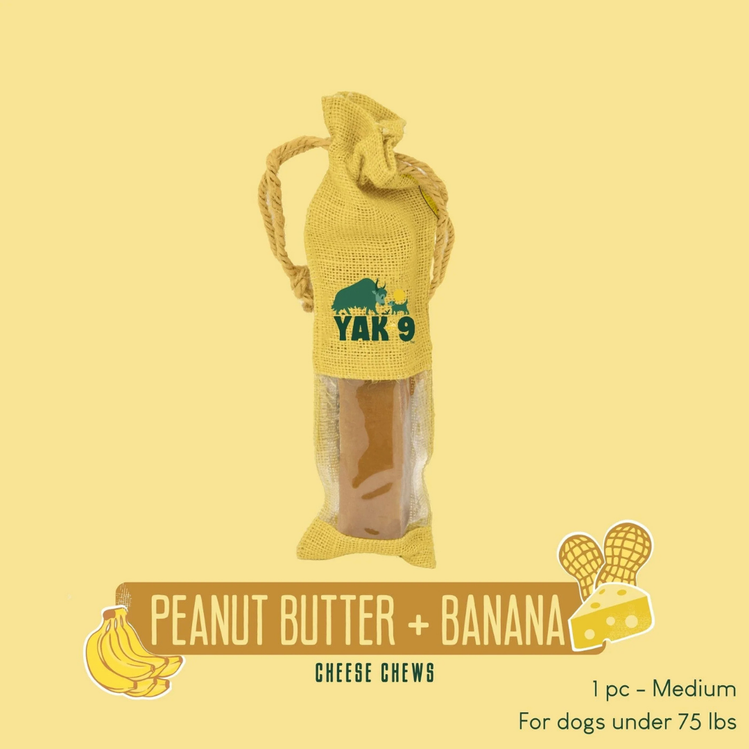 Yak9 Yak Chew | Peanut Butter + Banana