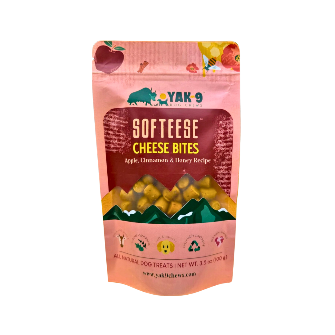 Yak9 Softeese Yak Cheese Bites | Apple Cinnamon