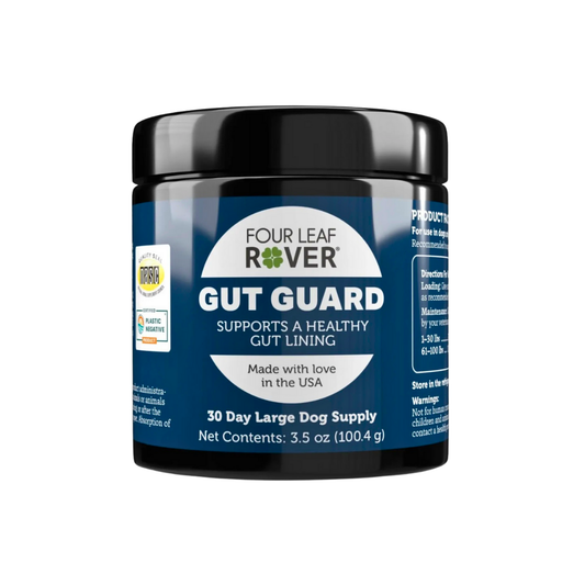 Four Leaf Rover Gut Guard | Natural Support for Irritated + Leaky Gut